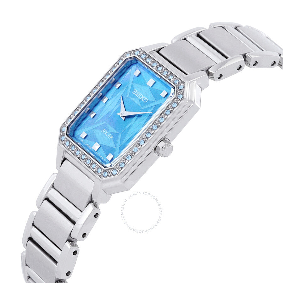 Seiko Essentials Crystal Blue Dial Ladies Watch SUP451P1 - The Watches Men & Co #2