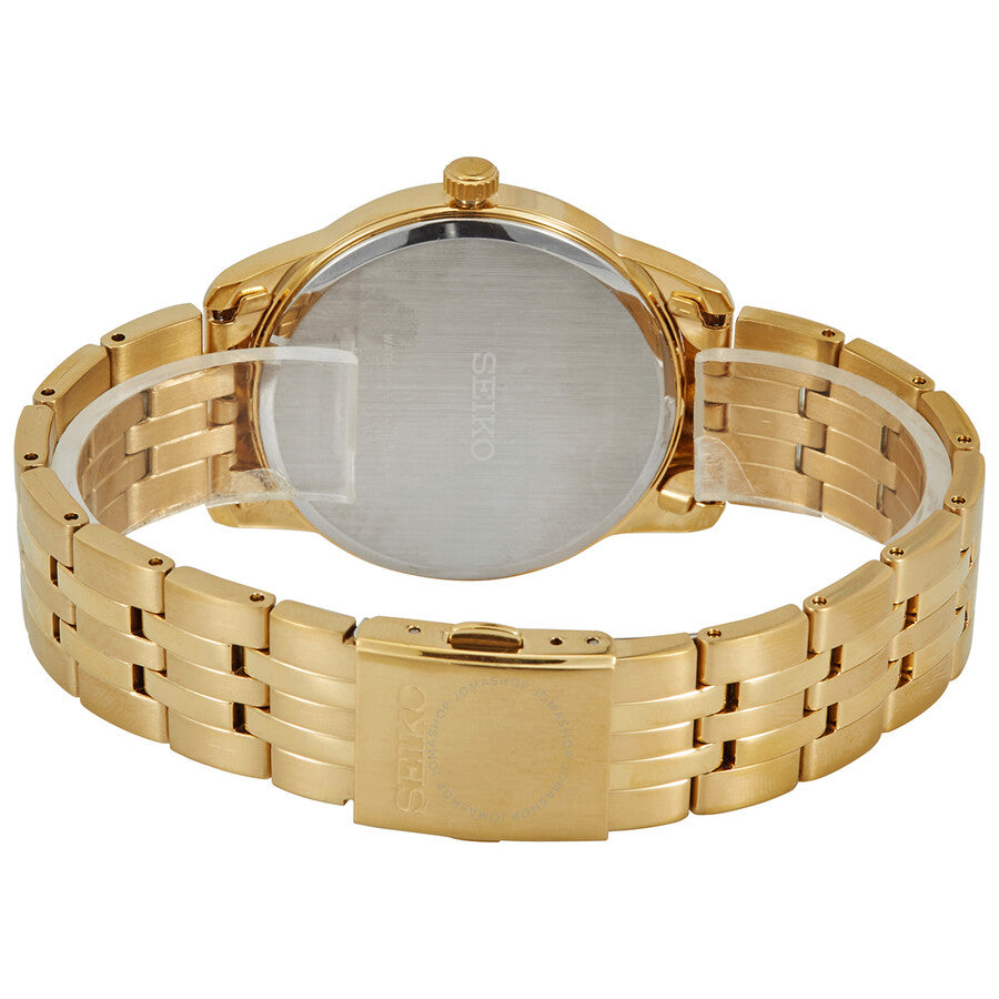 Seiko Essentials Quartz Champagne Dial Men's Watch SUR442