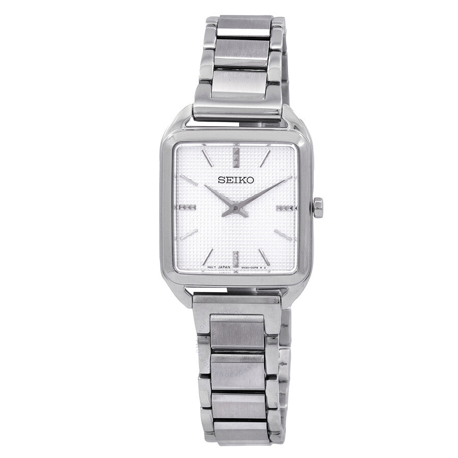 Seiko Essentials Quartz Silver Dial Ladies Watch SWR073 - The Watches Men & Co