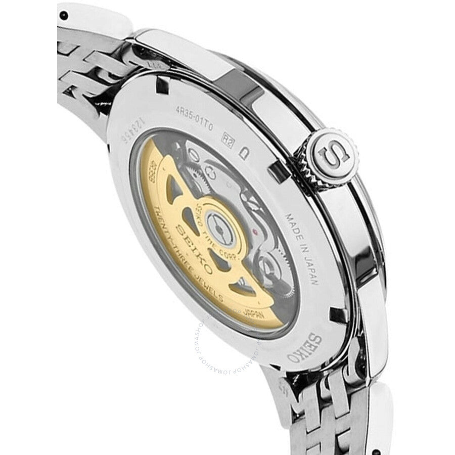 Seiko Presage Automatic Black Blue Dial Men's Watch SRPB41 - Watches of America #2