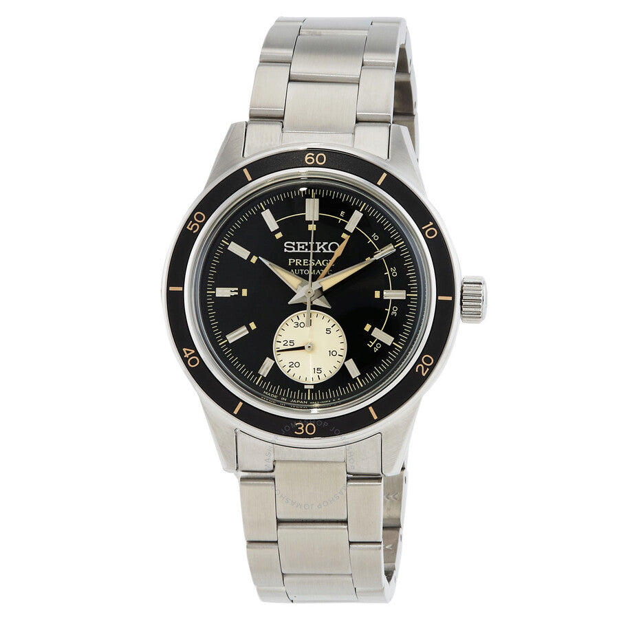 Seiko Presage Automatic Black Dial Men's Watch SSA449J1 - Watches of America