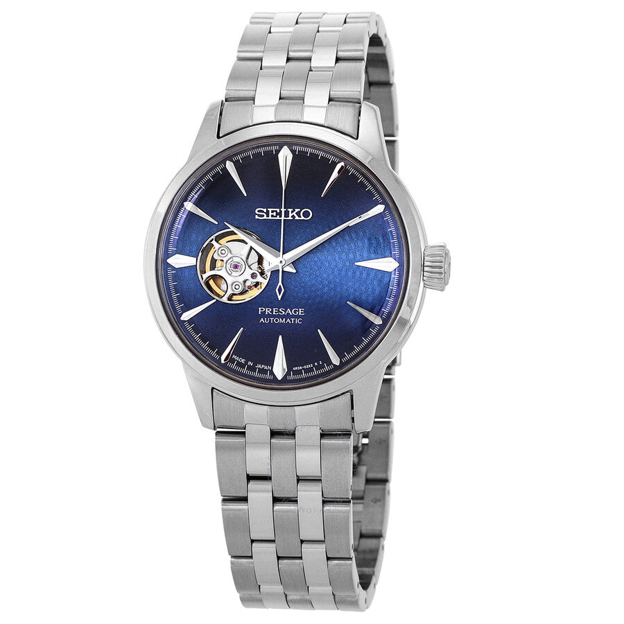 Seiko Presage Automatic Blue Dial Men's Watch SSA439J1 - Watches of America