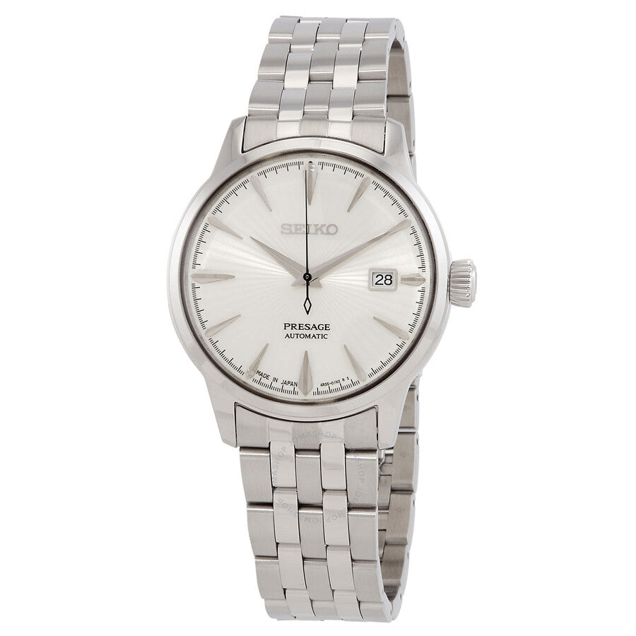 Seiko Presage Automatic Silver Dial Men's Watch SRPG23J1 - Watches of America