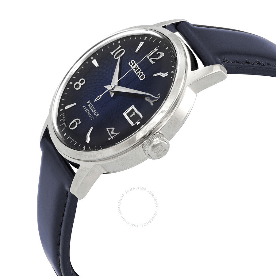 Seiko Presage Cocktail Time Automatic Blue Dial Men's Watch SRPE43 - The Watches Men & Co #2