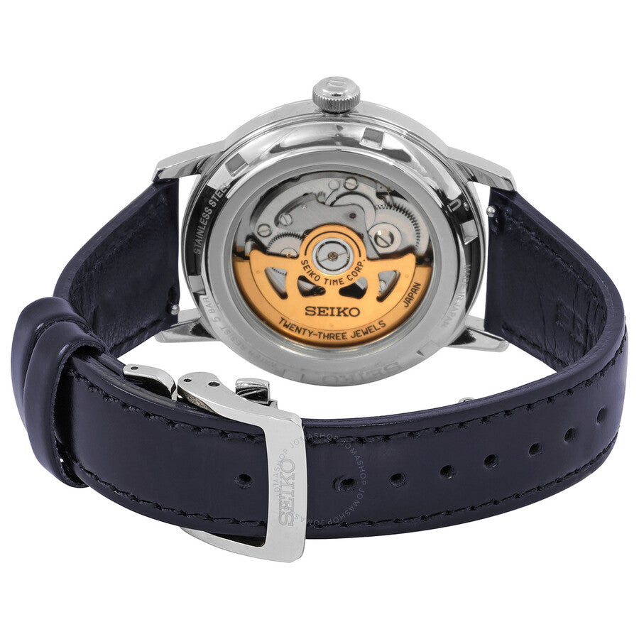 Seiko Presage Cocktail Time Automatic Blue Dial Men's Watch SRPE43 - The Watches Men & Co #3