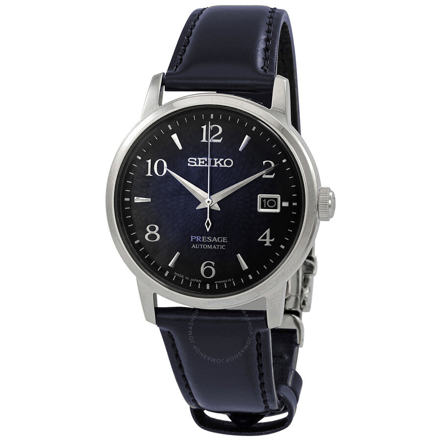 Seiko Presage Cocktail Time Automatic Blue Dial Men's Watch SRPE43 - The Watches Men & Co