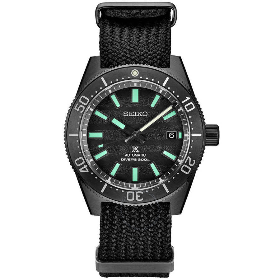 Seiko Prospex Luxe 62Mas Automatic Black Dial Men's Watch SLA067 - The Watches Men & Co