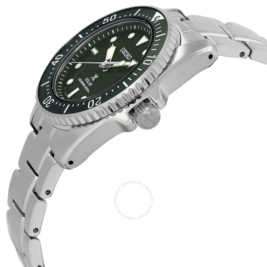 Seiko Prospex Solar Green Dial Men's Watch SNE583 - The Watches Men & Co #2