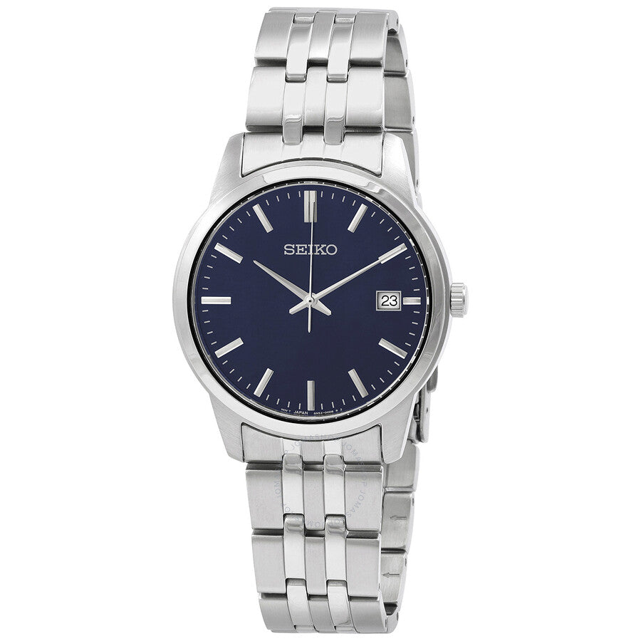 Seiko Quartz Blue Dial Men's Watch SUR399P1 - The Watches Men & Co