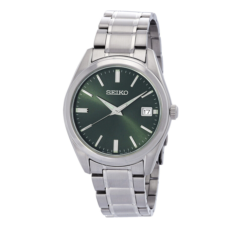 Seiko Quartz Green Dial Men's Watch SUR527P1