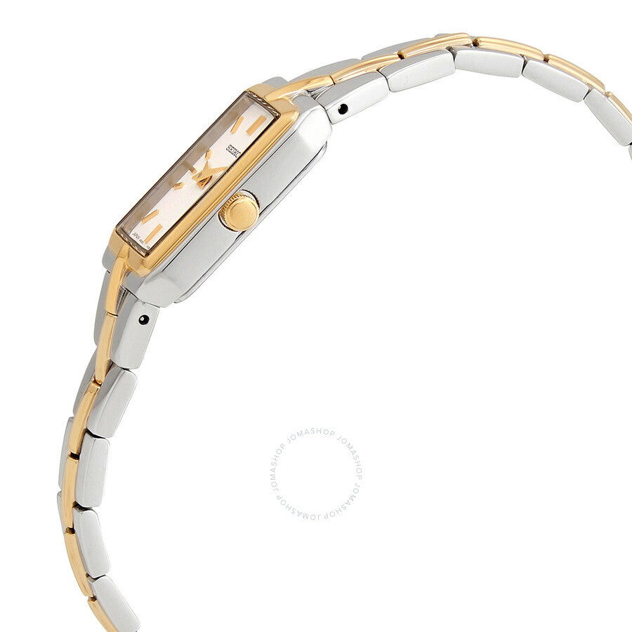 Seiko Quartz Silver Dial Two-tone Ladies Watch SWR044 - Watches of America #2