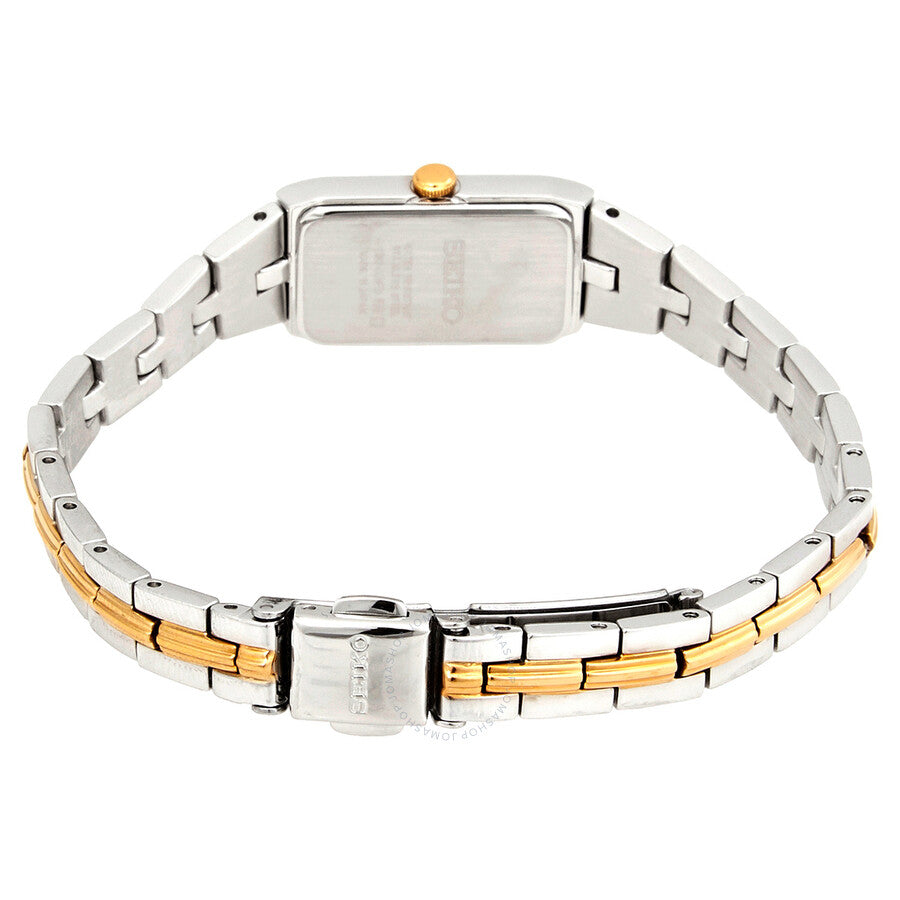 Seiko Quartz Silver Dial Two-tone Ladies Watch SWR044 - Watches of America #3
