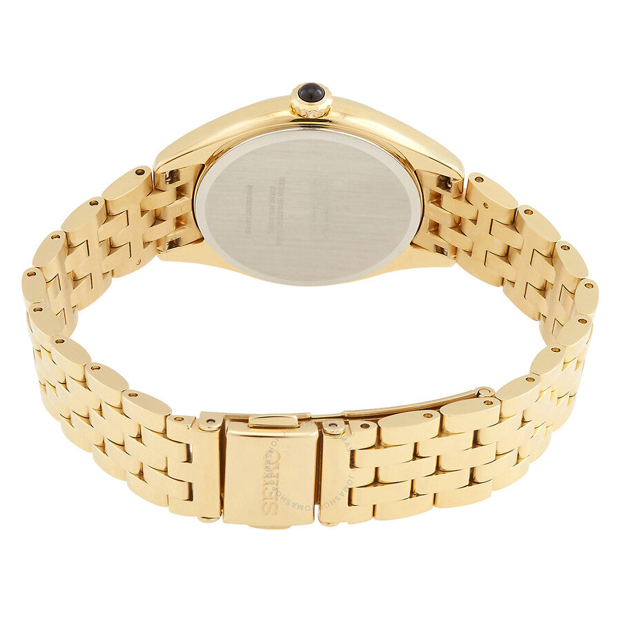 Seiko Quartz White Dial Ladies Watch SUR538