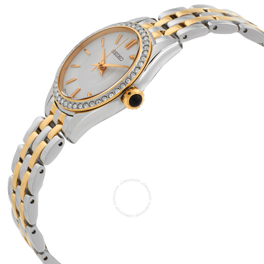 Seiko Quartz White Dial Ladies Watch SUR540