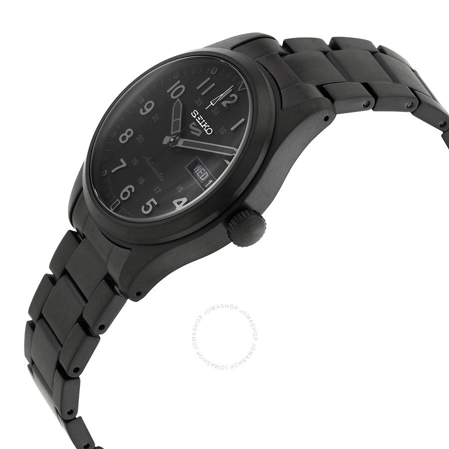 Seiko 5 Automatic Black Dial Men's Watch SRPJ09 - Watches of America #2