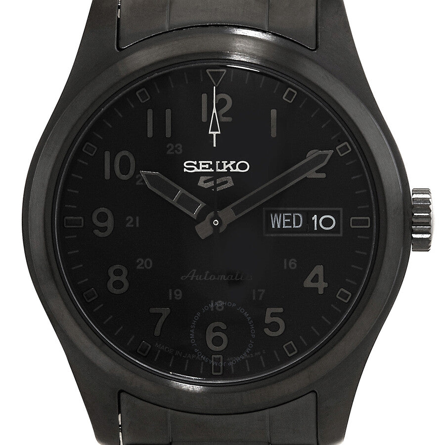 Seiko 5 Automatic Black Dial Men's Watch SRPJ09 - Watches of America #4