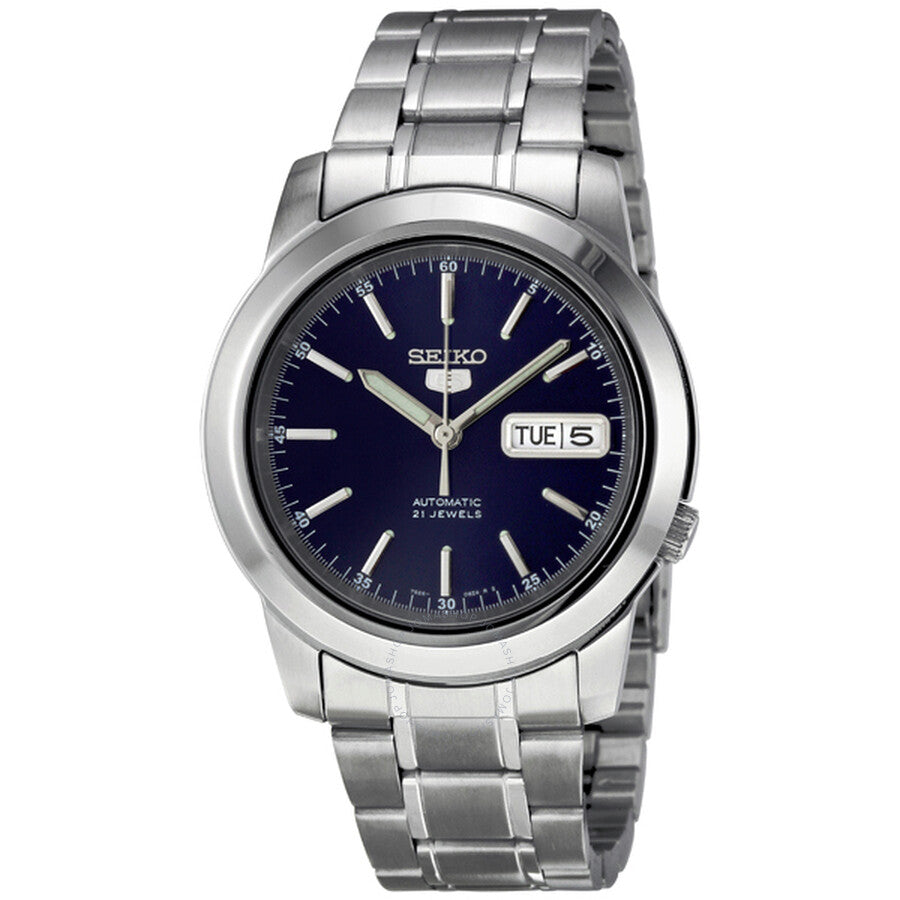 Seiko Series 5 Automatic Blue Dial Men's Watch SNKE51 - The Watches Men & Co