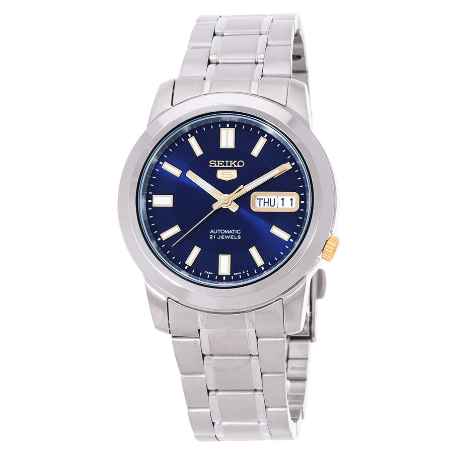 Seiko Series 5 Automatic Blue Dial Men's Watch SNKK11K1 - The Watches Men & Co