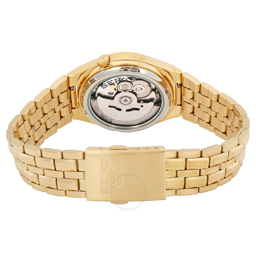 Seiko Series 5 Automatic Gold Dial Men's Watch SNKL64