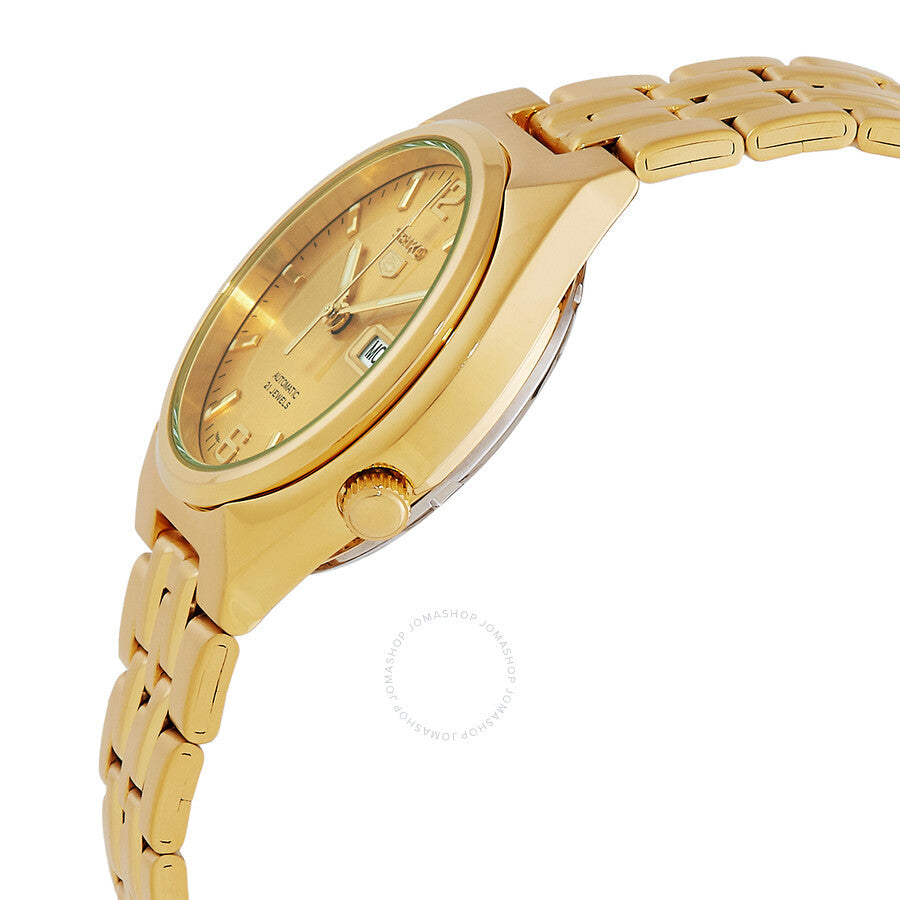 Seiko Series 5 Automatic Gold Dial Men's Watch SNKL64K1
