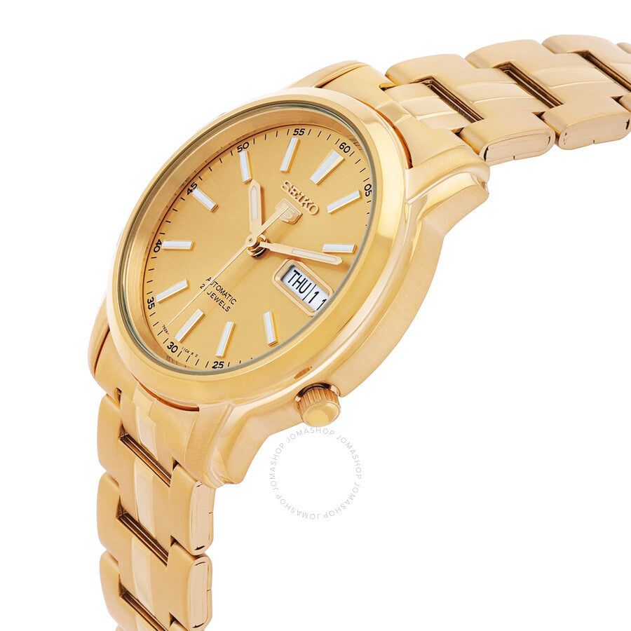 Seiko Series 5 Automatic Gold Dial Men's Watch SNKL86K1 - The Watches Men & Co #2