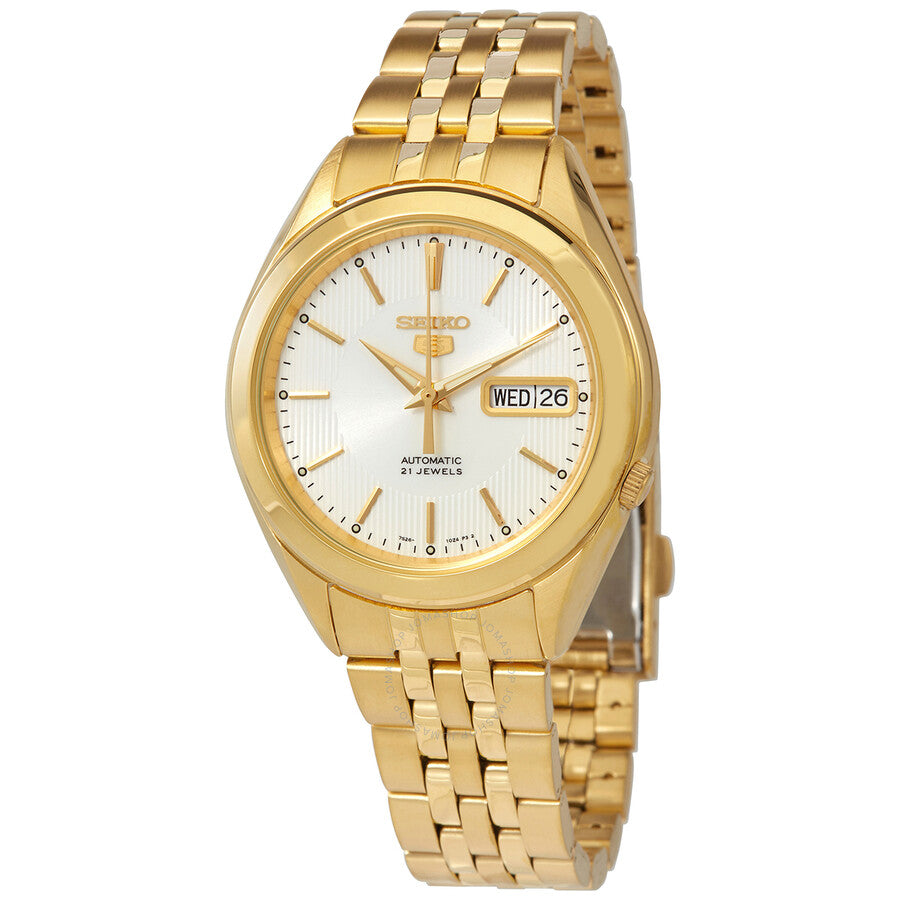 Seiko Series 5 Automatic Silver Dial Men's Watch SNKL26K1 - The Watches Men & Co