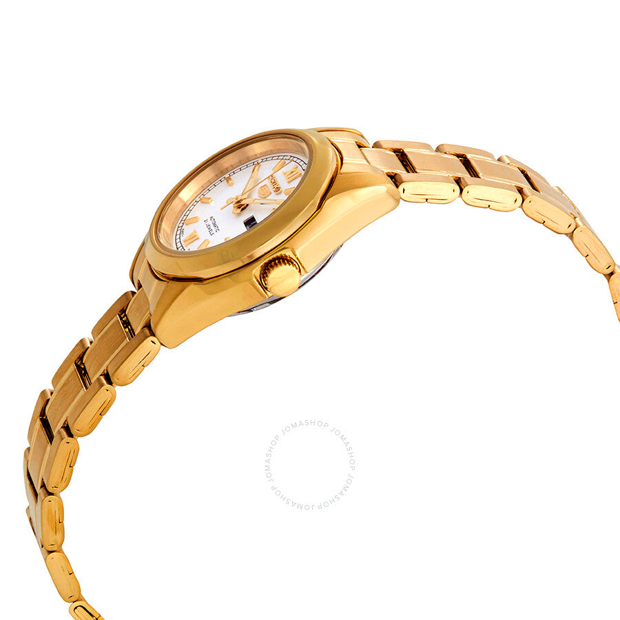 Seiko Series 5 Automatic White Dial Ladies Watch SYMK30 - The Watches Men & Co #2