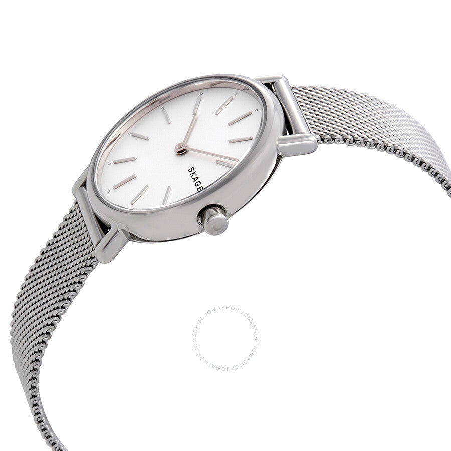 Reloj Skagen Signatur con esfera blanca para mujer SKW2692