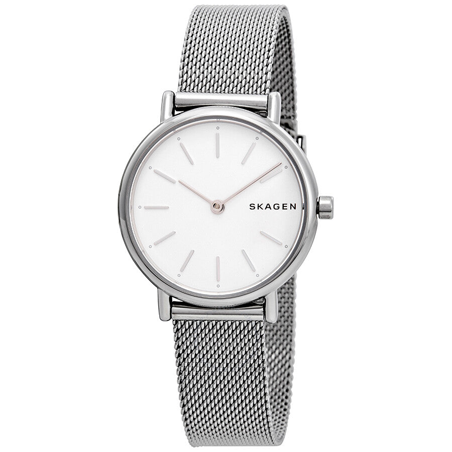 Reloj Skagen Signatur con esfera blanca para mujer SKW2692