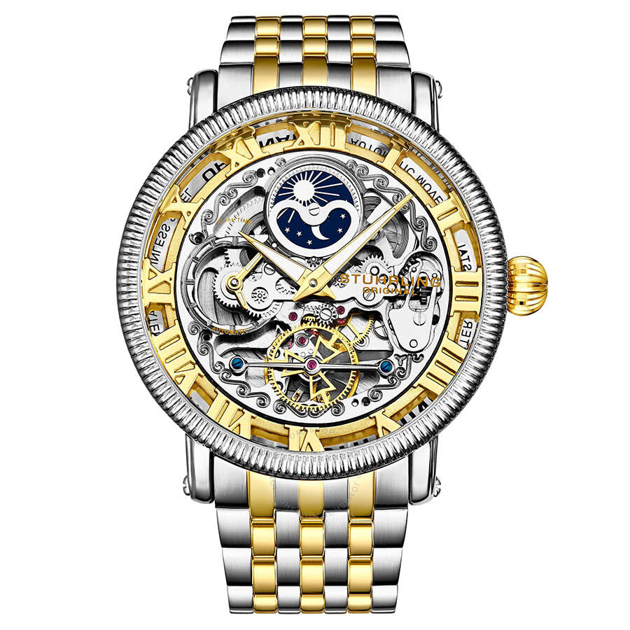 Stuhrling Original Legacy Automatic Gold Dial Men's Watch M13564 - The Watches Men & Co