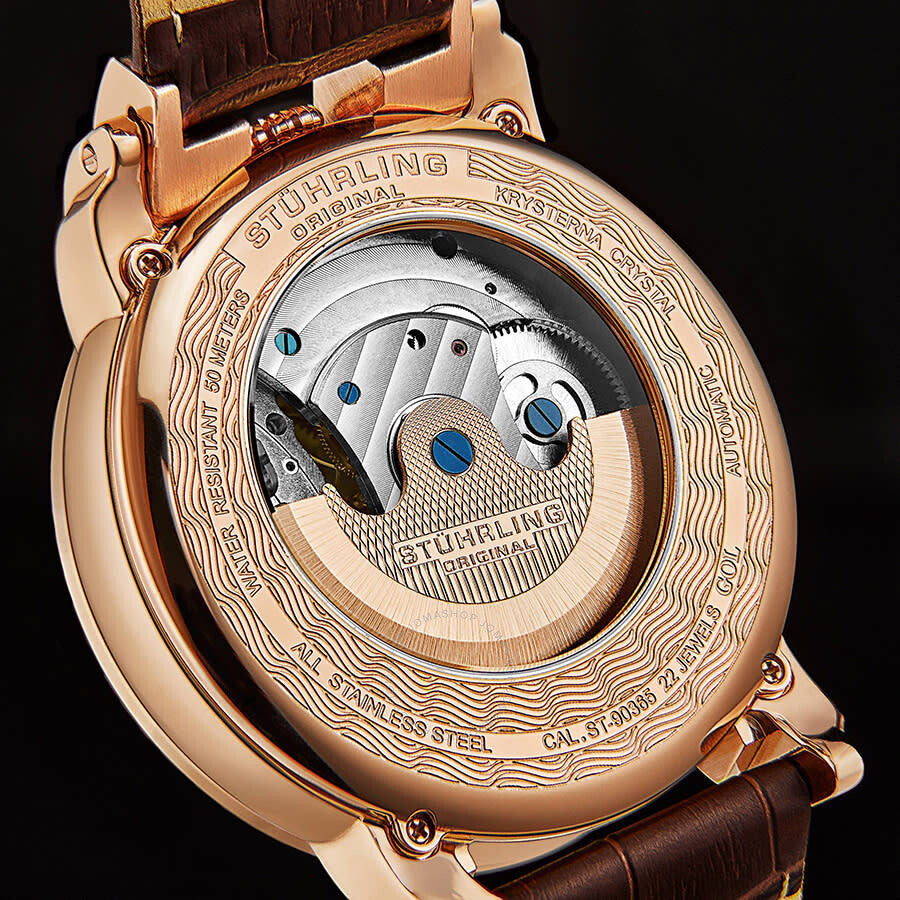 Stuhrling Original Legacy Automatic Gunmetal Dial Men's Watch M13510 - The Watches Men & Co #3