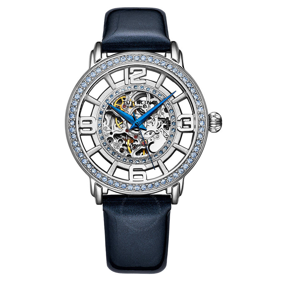 Stuhrling Original Legacy Automatic Silver Dial Ladies Watch M13610 - The Watches Men & Co