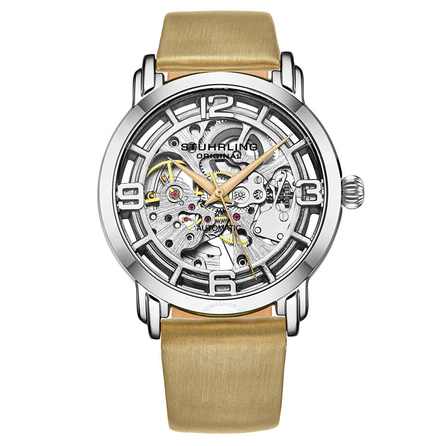 Stuhrling Original Legacy Automatic Silver Dial Ladies Watch M13635 - The Watches Men & Co