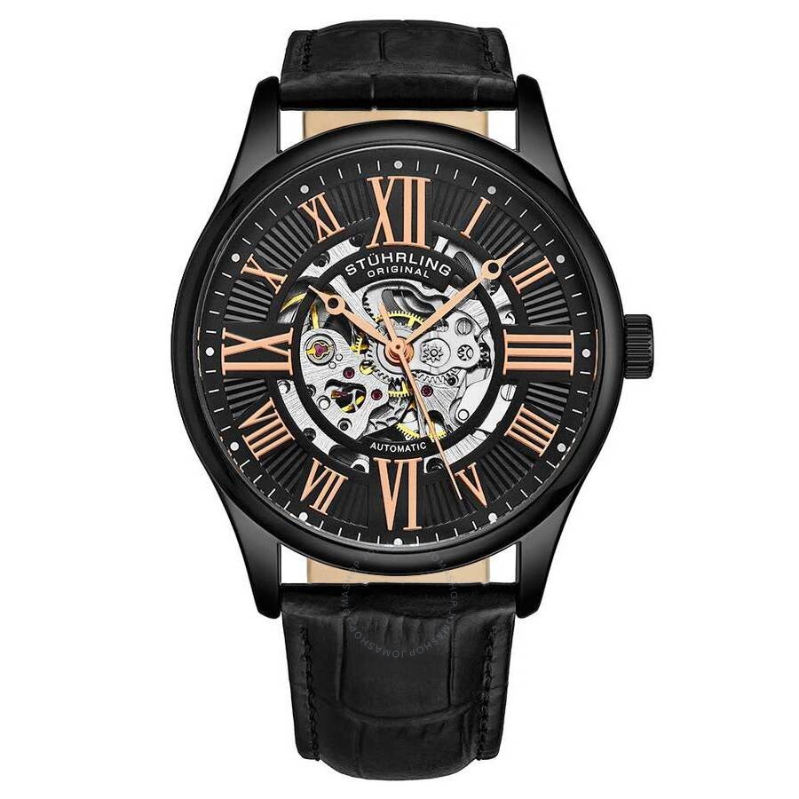 Stuhrling Original Legacy Black Dial Men's Watch M15727 - The Watches Men & Co