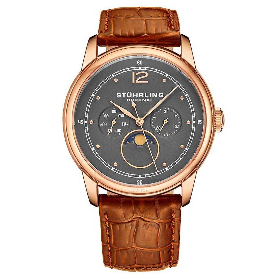 Stuhrling Original Symphony Gunmetal Dial Men's Watch M15529 - The Watches Men & Co