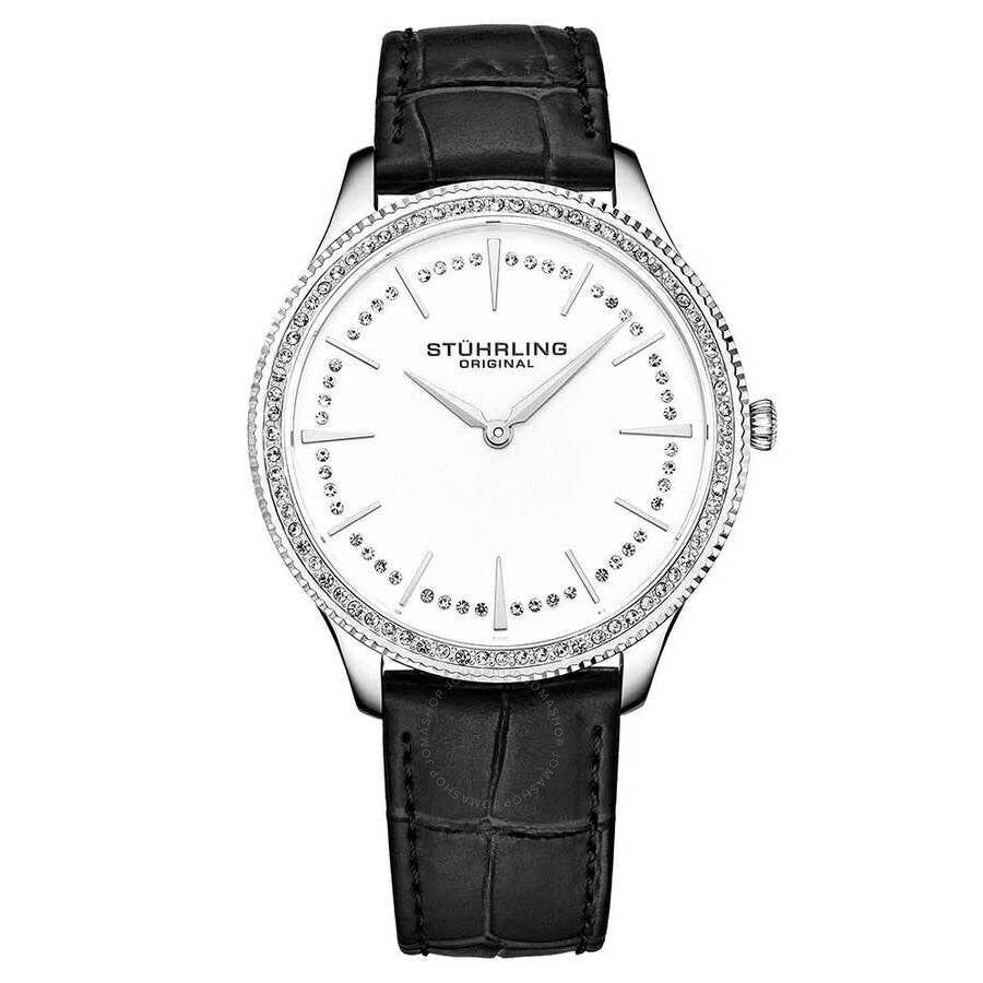 Stuhrling Original Symphony Silver-tone Dial Ladies Watch M15882 - The Watches Men & Co