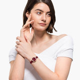 ساعة سواروفسكي نسائية من الذهب الوردي - 5552780