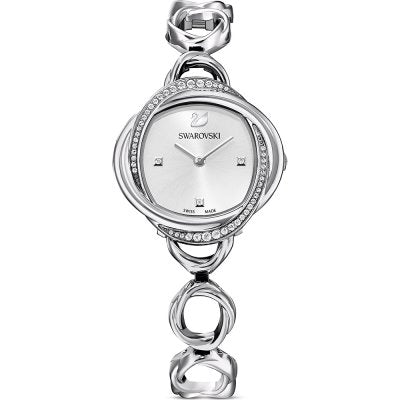 Swarovski Cosmopolitan Crystal Index White Dial Silver Steel Women's Watch 5547622