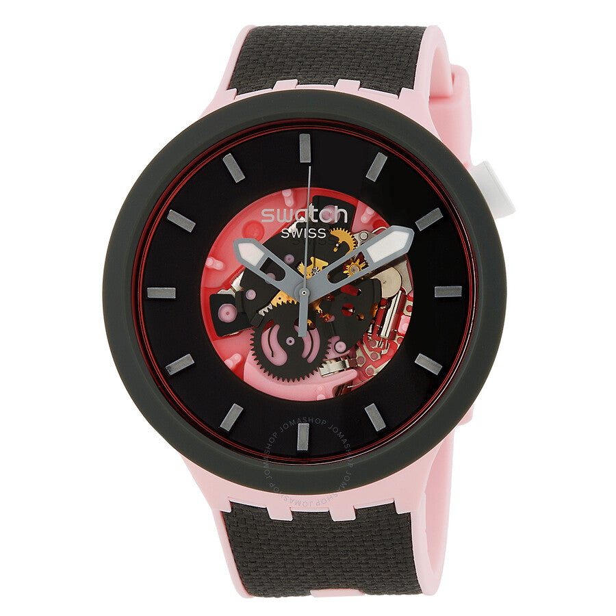 Swatch Misty Cliffs Quartz Grey Dial Ladies Watch SB05P100 - The Watches Men & Co