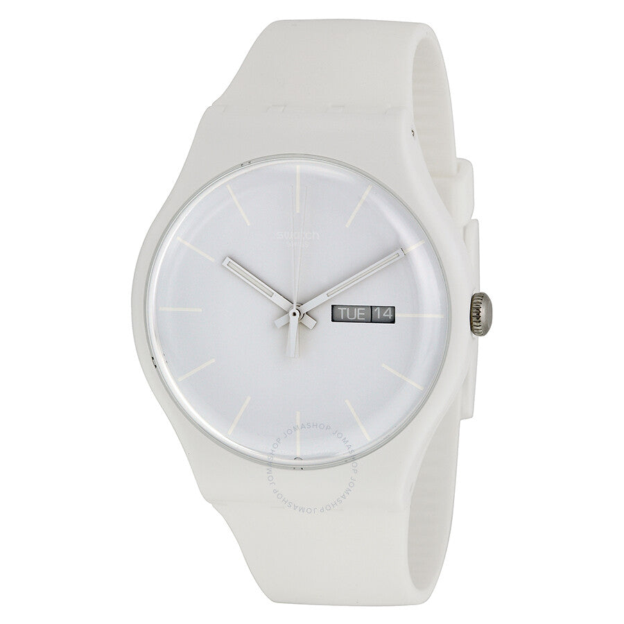 Swatch Originals White Rebel Men's Watch SUOW701 - The Watches Men & Co