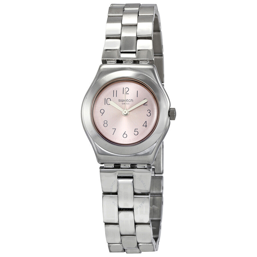 Swatch Passionement Rose Dial Ladies Steel Watch YSS310G - The Watches Men & Co