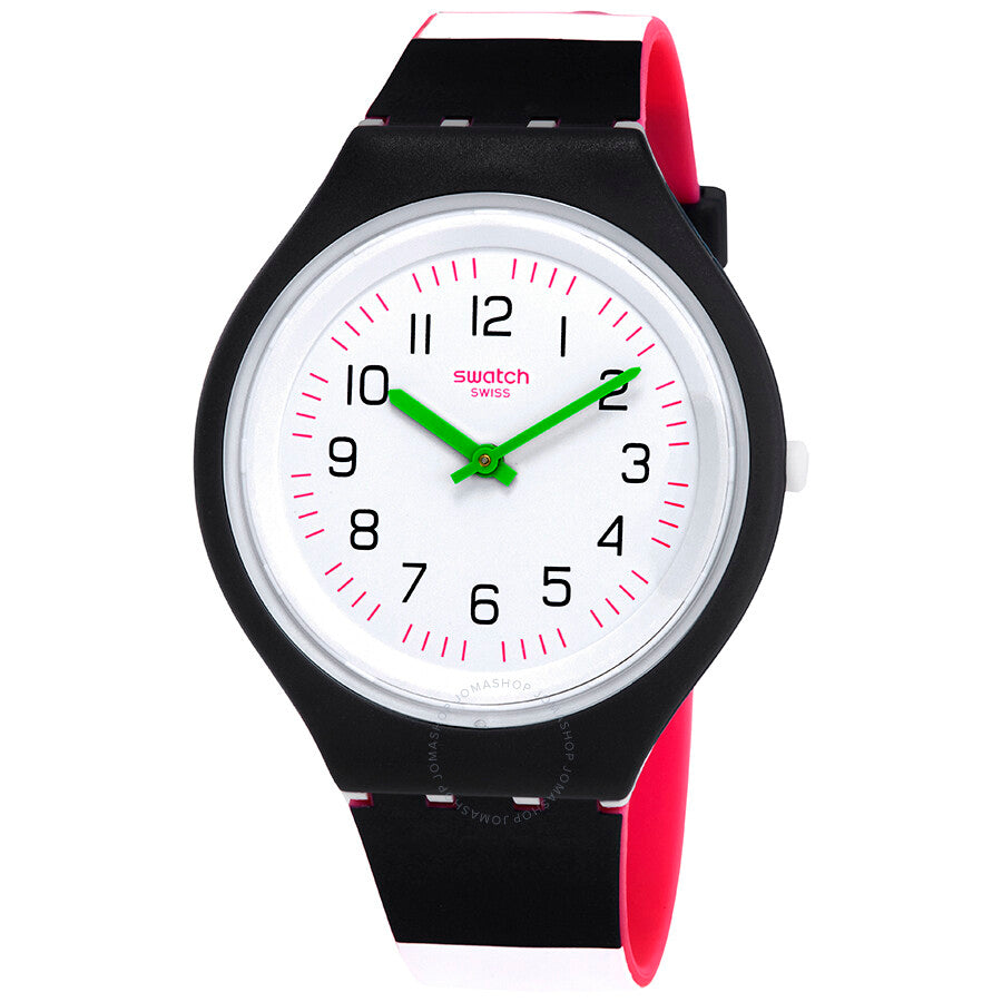 Swatch Skinfunky White Dial Ladies Watch SVUN105 - The Watches Men & Co