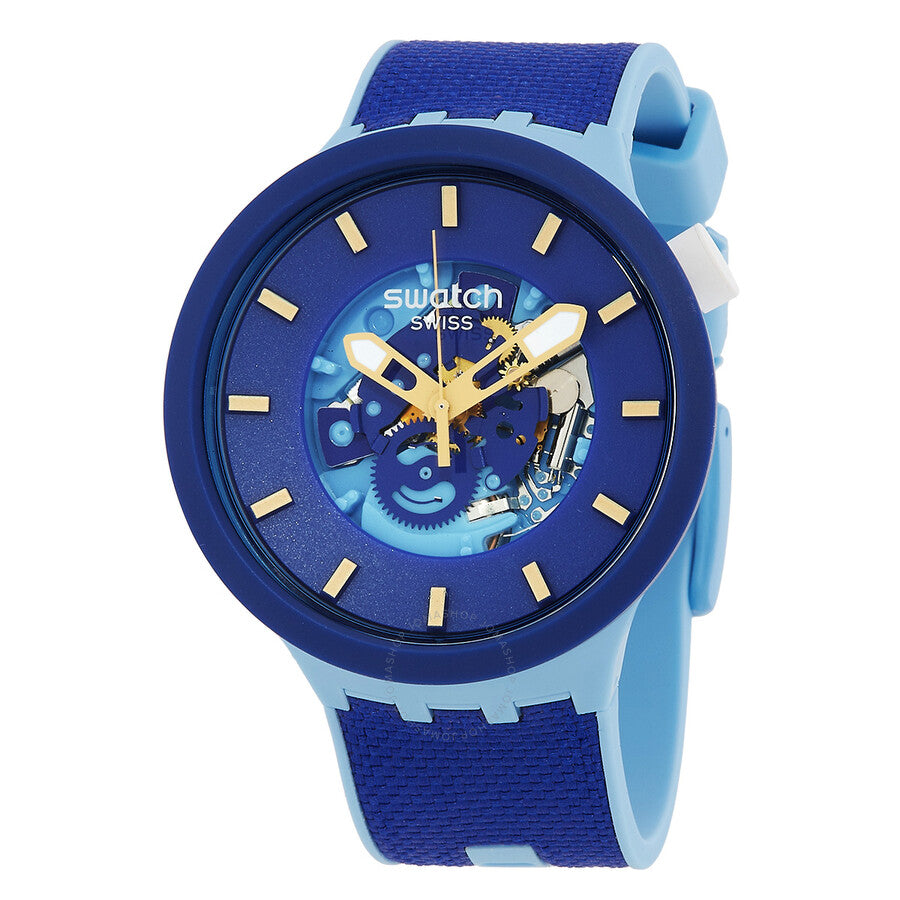 Swatch The January Collection Quartz Blue Dial Men's Watch SB05N105 - The Watches Men & Co