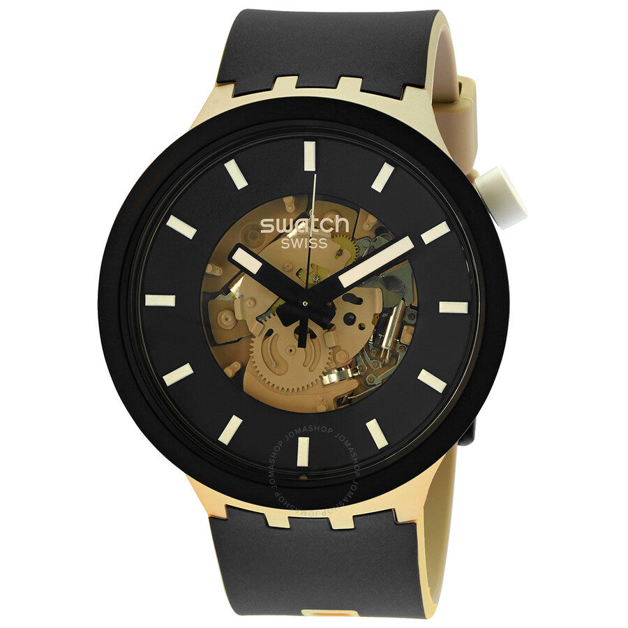 Swatch The September Collection Quartz Black Dial Men's Watch SB03C100 - The Watches Men & Co