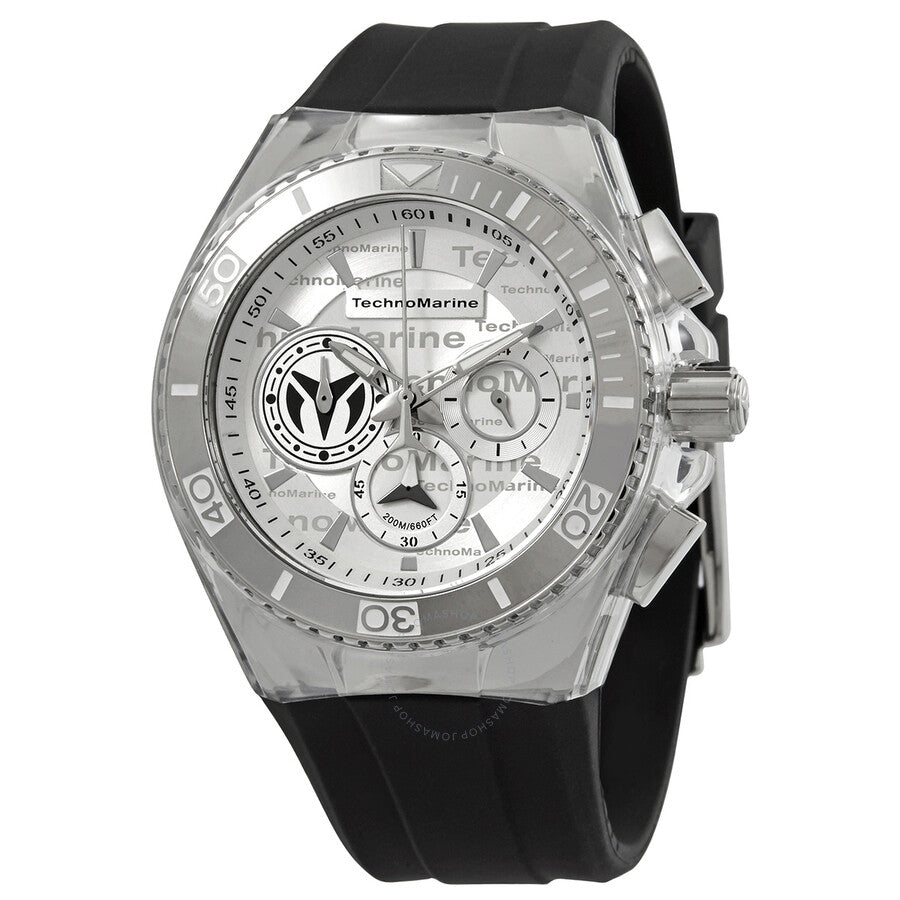 Technomarine Cruise California Chronograph Quartz Antique Silver and Grey Dial Watch TM-118122 - The Watches Men & Co