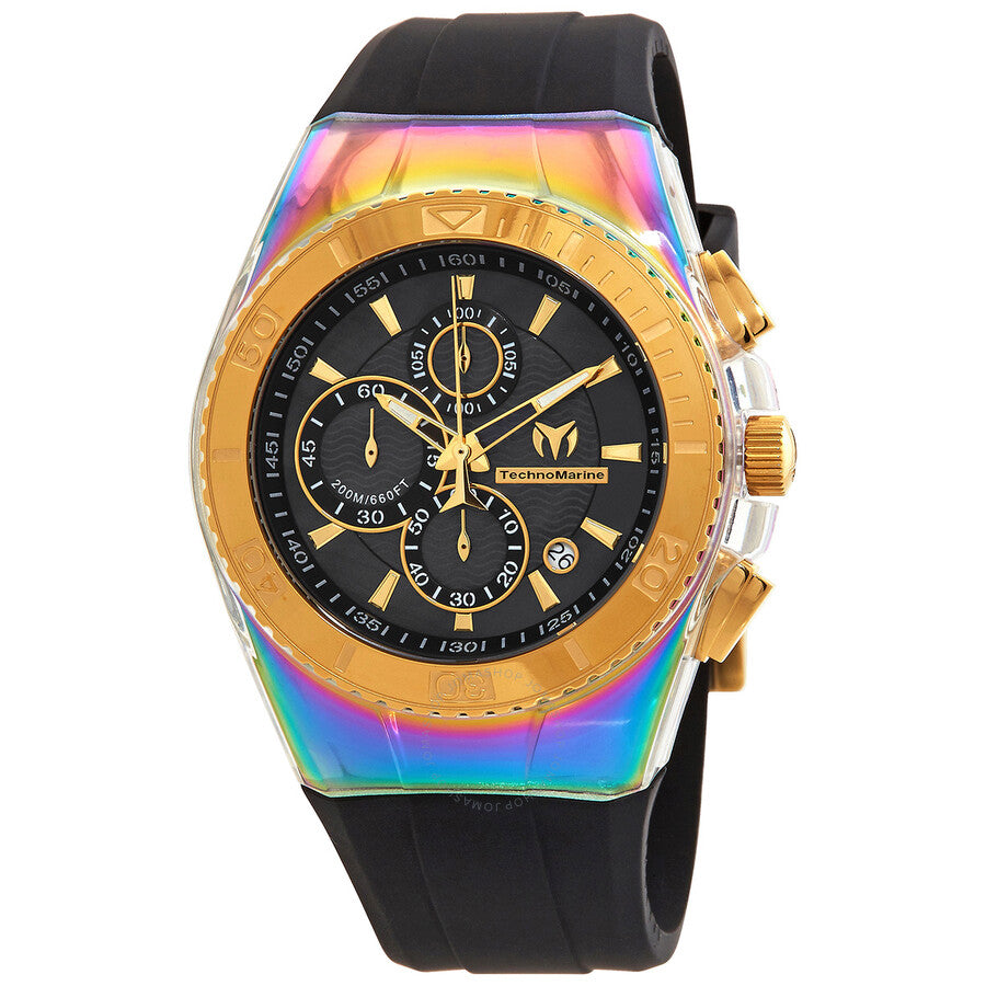 Technomarine Cruise Chronograph Quartz Black Dial Men's Watch TM-115366 - The Watches Men & Co