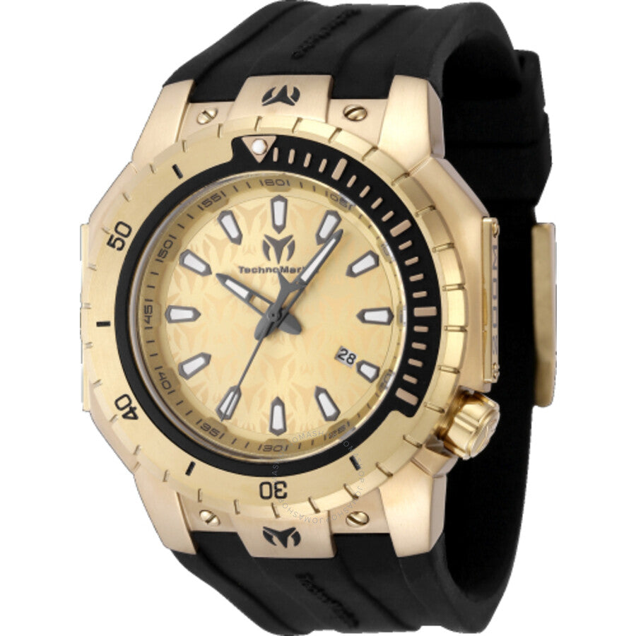 TechnoMarine Manta Quartz Gold Dial Men's Watch TM-224010 - The Watches Men & Co