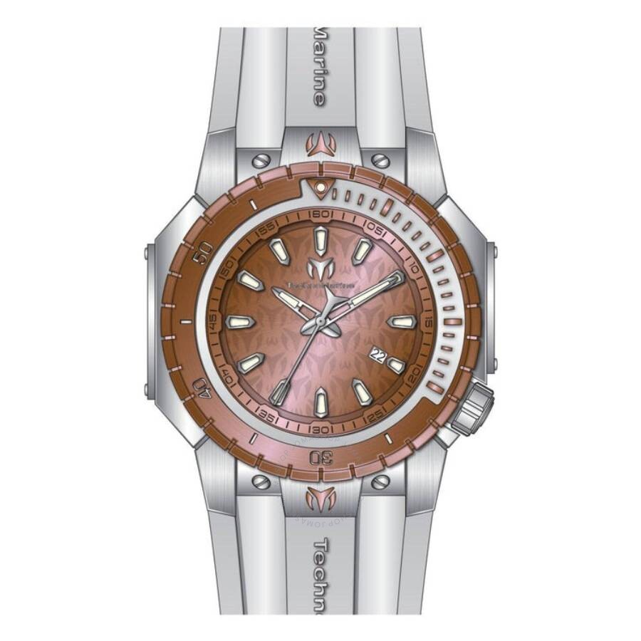 Technomarine Manta Sea Quartz Rose Gold Dial Men's Watch TM-224005 - The Watches Men & Co
