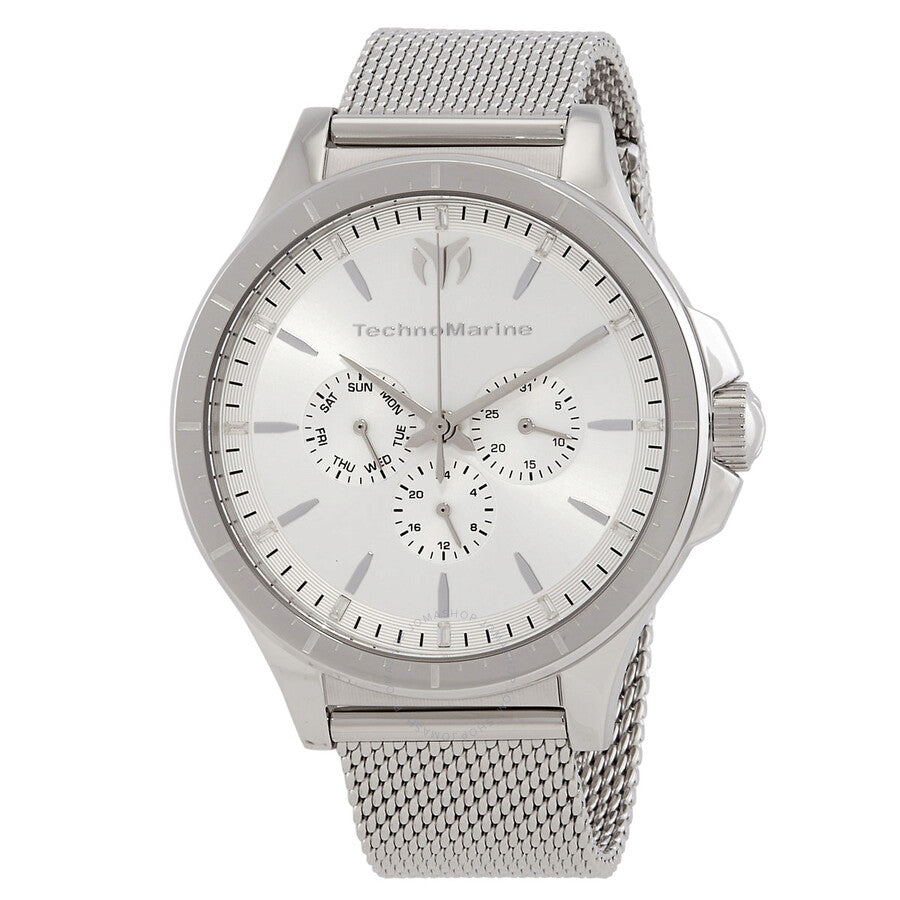 Technomarine Moonsun Quartz Silver Dial Men's Watch TM-822017 - The Watches Men & Co