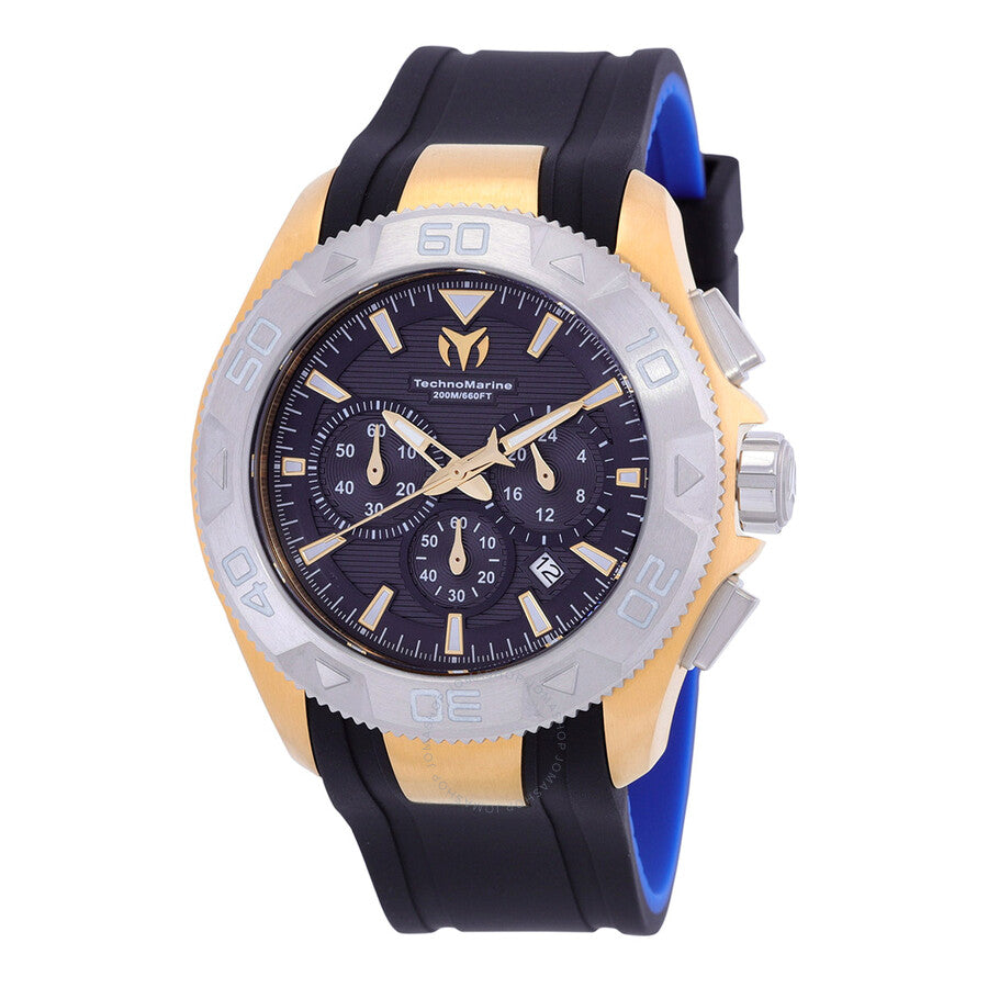 Technomarine UF6 Chronograph Quartz Black Dial Men's Watch TM-622005 - The Watches Men & Co